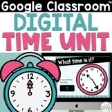 Telling Time to the 5 minutes, Half Hour Google Slides, As