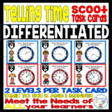 Telling Time to the 5 minutes | Task Cards Math Telling Ti