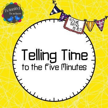 Preview of Telling Time | To the Five Minutes | Differentiated Worksheets