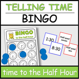 Telling Time to the Half Hour BINGO GAME | ¿Qué hora es? Bingo