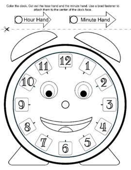 Telling Time to the Hour Activities by The British Lady | TPT