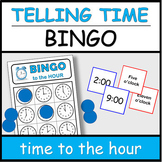 Telling Time to the Hour BINGO GAME | ¿Qué hora es? Bingo