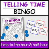 Telling Time to the Hour & Half Hour BINGO GAME | ¿Qué hor