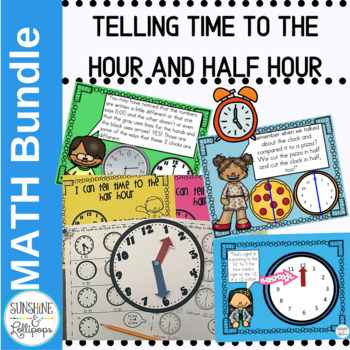 Preview of Telling Time to the Hour | Half Hour BUNDLE