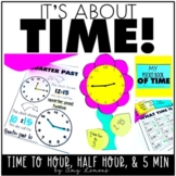 Telling Time to the Hour, Half Hour, and Five Minutes