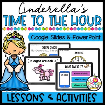 Preview of Telling Time to the Hour Math Lessons and Activities Digital Bundle