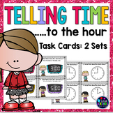 Telling Time to the Hour Task Cards