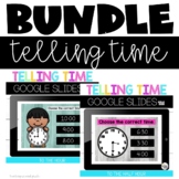 Telling Time to the Hour and Half Hour Google Slides™