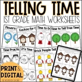 Telling Time to the Hour and Half Hour Worksheets & Activi