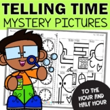 Telling Time to the Hour and Half Hour Worksheets | Math P