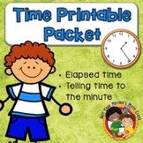 Telling Time to the Minute and Elapsed Time