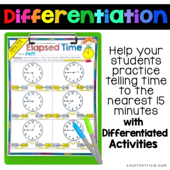 Telling Time | Elapsed Time Word Problems | Third Grade Math by Count