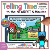 Telling Time to the Nearest 5 Minutes | BOOM™ Digital Task