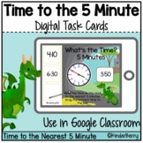 Telling Time to the Nearest 5 Minutes Digital Task Cards |