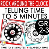 Telling Time to the Nearest 5 Minutes & Elapsed Time Activ