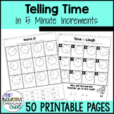 Telling Time to the Nearest 5 Minutes | Worksheets & Answer Keys