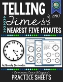 Telling Time to the Nearest Five Minutes
