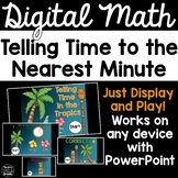 Telling Time to the Nearest Minute 3.MD.1 - Digital Math Game