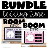 Telling Time to the Nearest Minute Bundle Boom Cards Dista