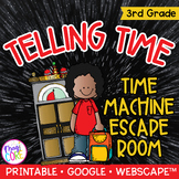 Telling Time to the Nearest Minute Math Escape Room Websca