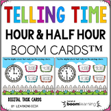 Telling Time to the Hour & Half Hour Boom Cards™ Kindergar