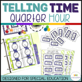 Telling Time to the Quarter Hour Matching Activities for S