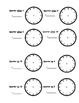 telling time worksheets oclock half past quarter to