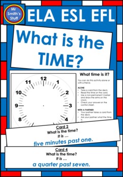 Preview of Telling the TIME - EFL ESL ELA