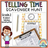 Telling the Time Investigation - Analog clock word problem