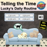Telling the Time | Lucky's Daily Routine | Distance Learni
