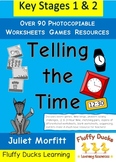 Telling the Time Photocopiable Resources Worksheets Games 
