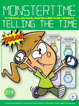 Preview of Telling the Time. The BIG Packet. Color ver.