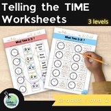Telling the Time Worksheets - Analogue, Digital, Written T