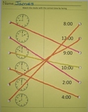 Telling time clock activity