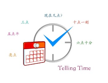 Preview of Telling time in Chinese