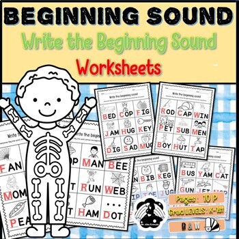 Preview of Phonic Adventures: Engaging Worksheets for Mastering Initial Sounds!