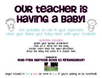 Preview of Telling your Students that you are Pregnant!