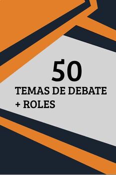 Preview of Temas de debate + roles - Conversación ELE