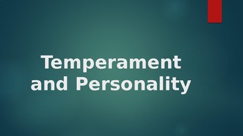 Preview of Temperament and Personality-An Educator's Guide