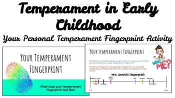 Preview of Temperament in Early Childhood Student Fingerprint Activity
