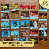 Temperate Forest Habitat Unit Study, Temperate Forest Biom