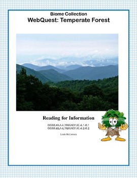Preview of Temperate Forest - WebQuest