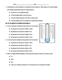 Temperature, Graphing, Physical Properties Quiz