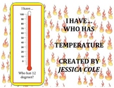 Temperature I Have...Who Has Activity