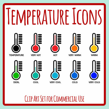 Thermometer Clip Art  Measuring Temperature by Digital Classroom Clipart