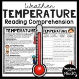 Temperature Informational Text Reading Comprehension Scien