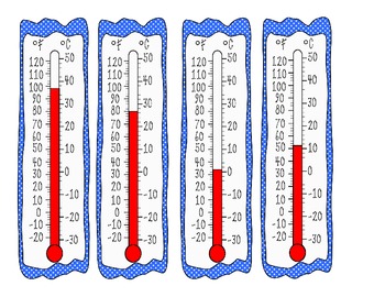 Download Temperature Match Up by Kelly Whittier | Teachers Pay Teachers