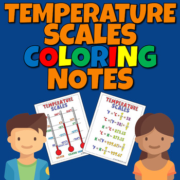 Preview of Temperature Scales Coloring Notes