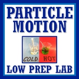 Heat Temperature and Particle Motion Activity Lab NGSS MS-PS1-4