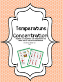 Temperature and Thermometer Concentration